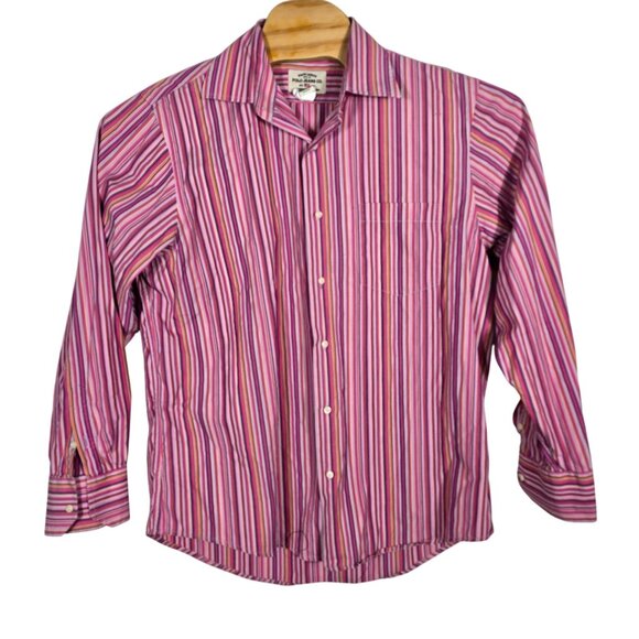 Ralph Lauren Polo Jeans Co.‎ Mens Long-Sleeve Button-Up Shirt Mulitcolor Large - Picture 2 of 5